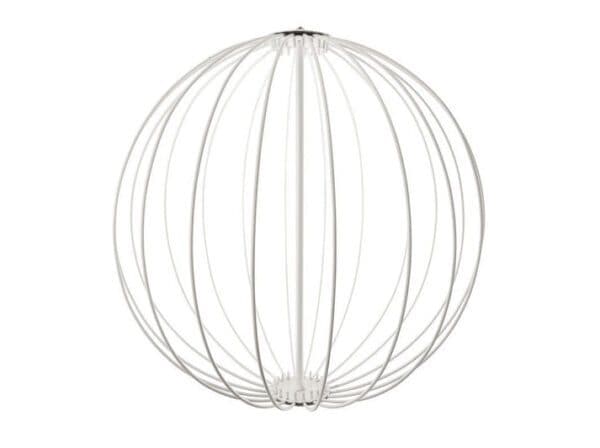 Aluminum Folding Spheres, White -16 inch - Ornaments from Holiday Light Supplies, Ontario