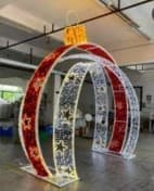 11' Ornament Ring - Mini Lights from Holiday Light Supplies, Ontario